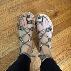 Women's Strappy Sandals in Brown